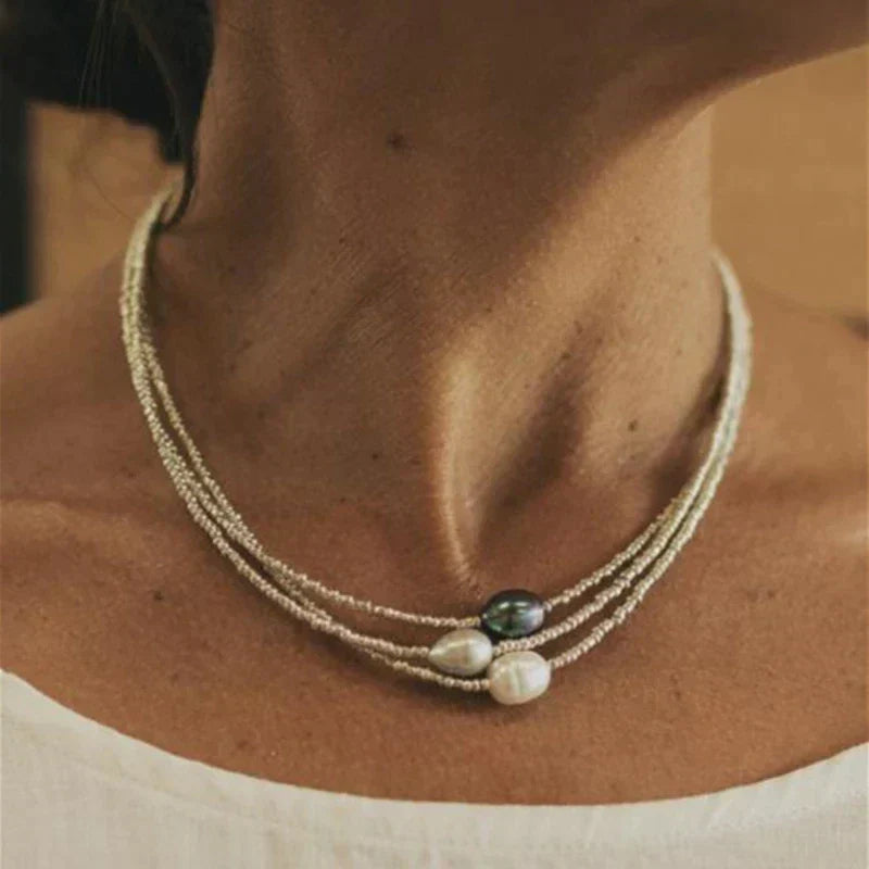 Parelketting met Kralen