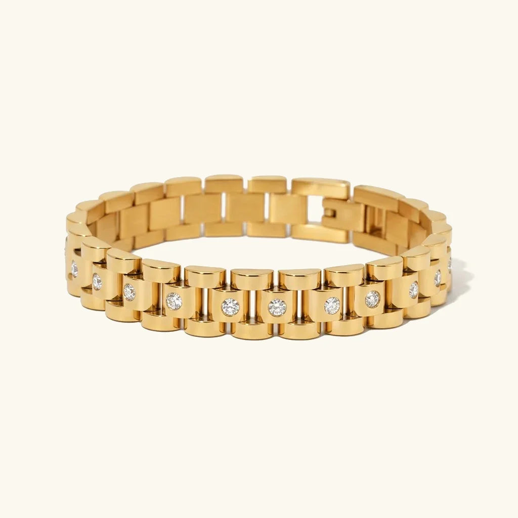 Horlogebandketting Armband