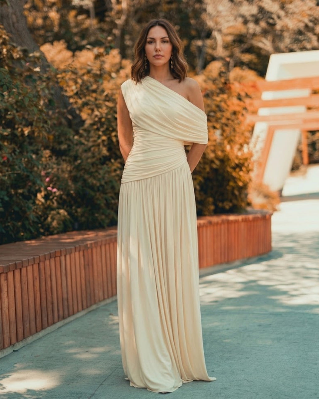 Calista One Shoulder Maxi