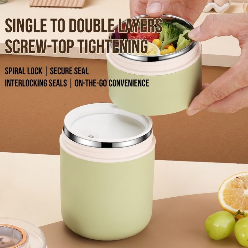 Insulated Food Jar Stack - 700ml