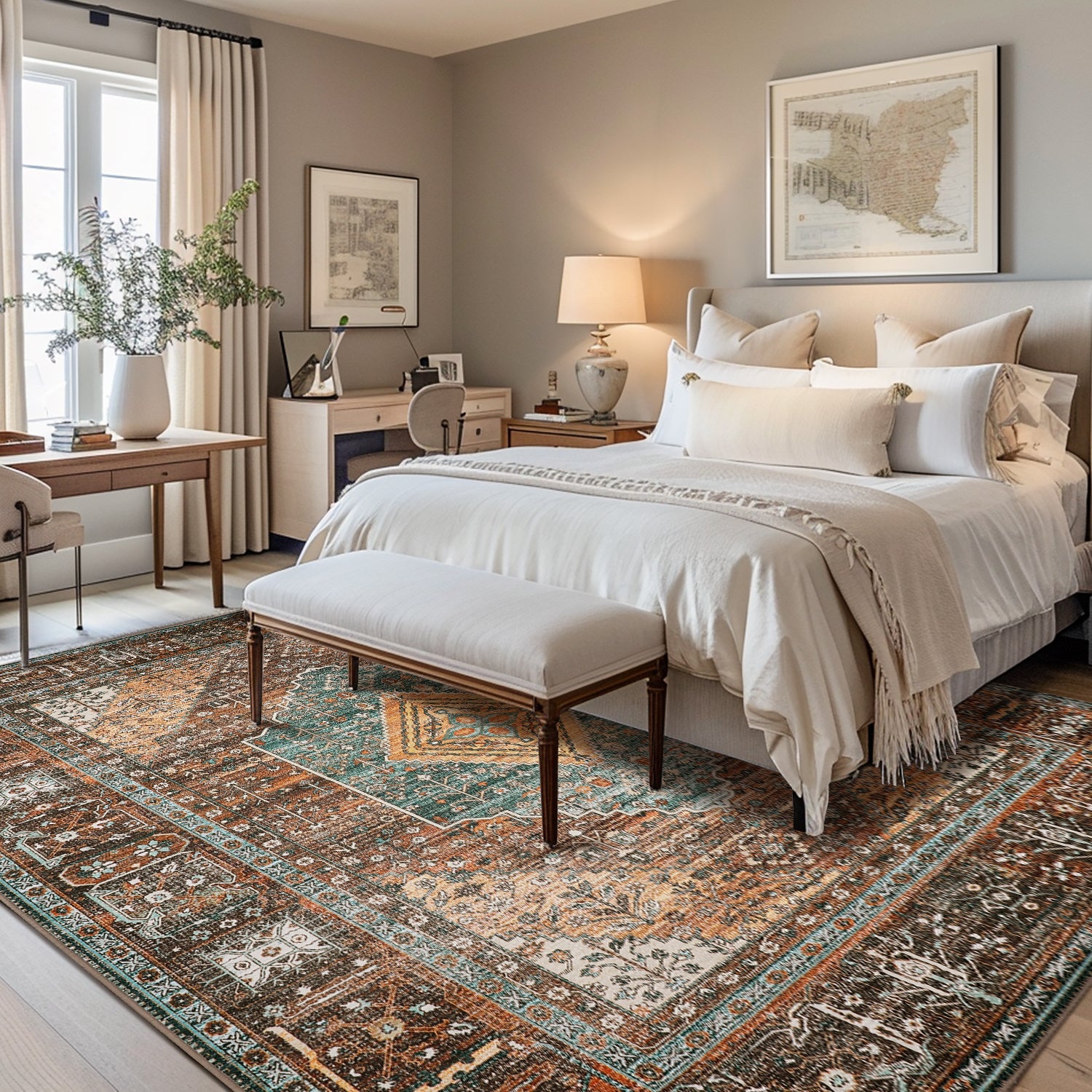 Vintage Medallion Rug