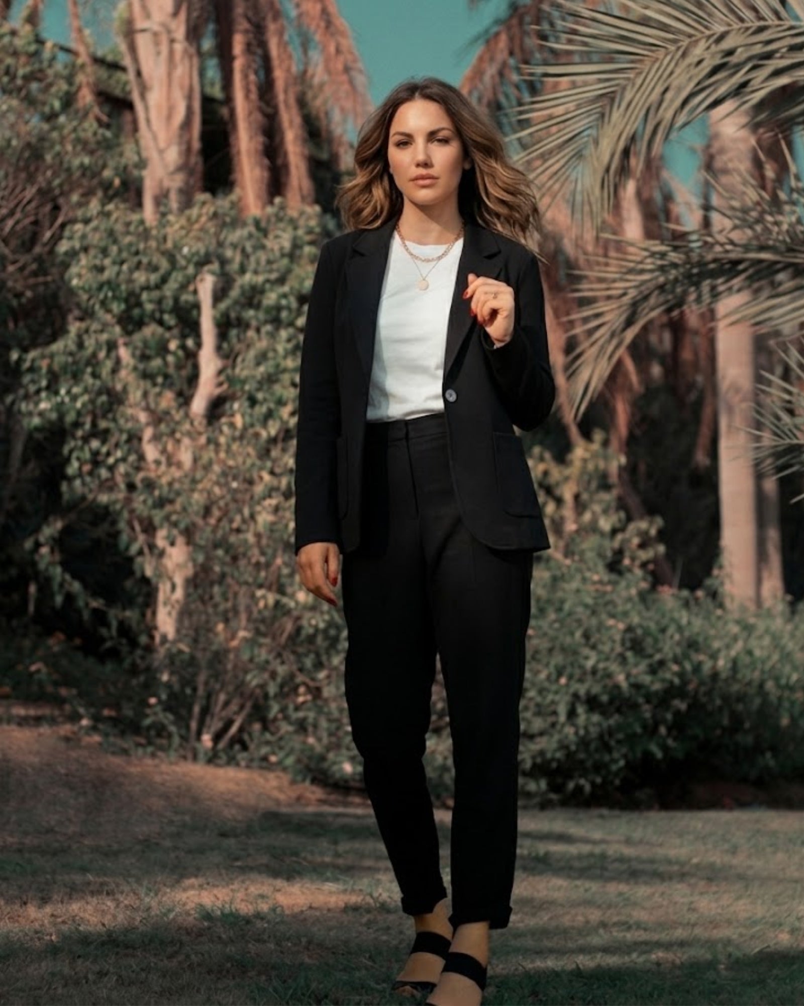 Maeva Single Button Blazer