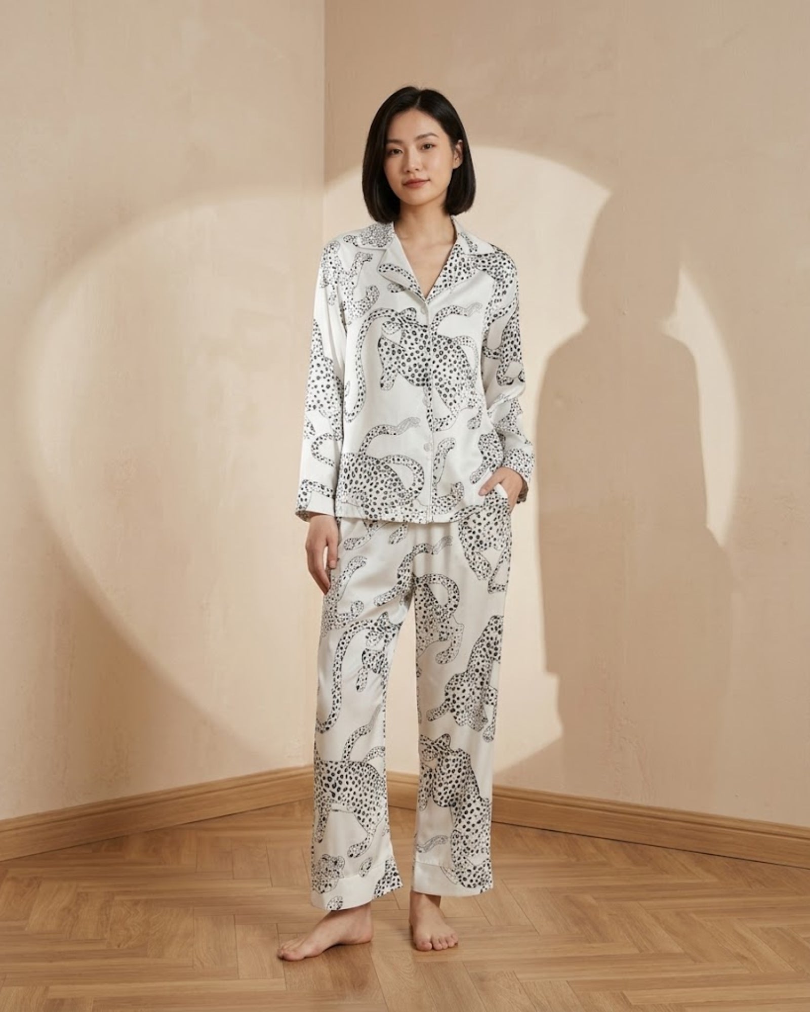 Pattern Print Pyjama Set