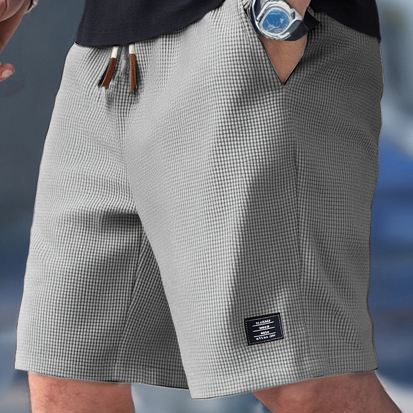 Reid Waffle Drawstring Short