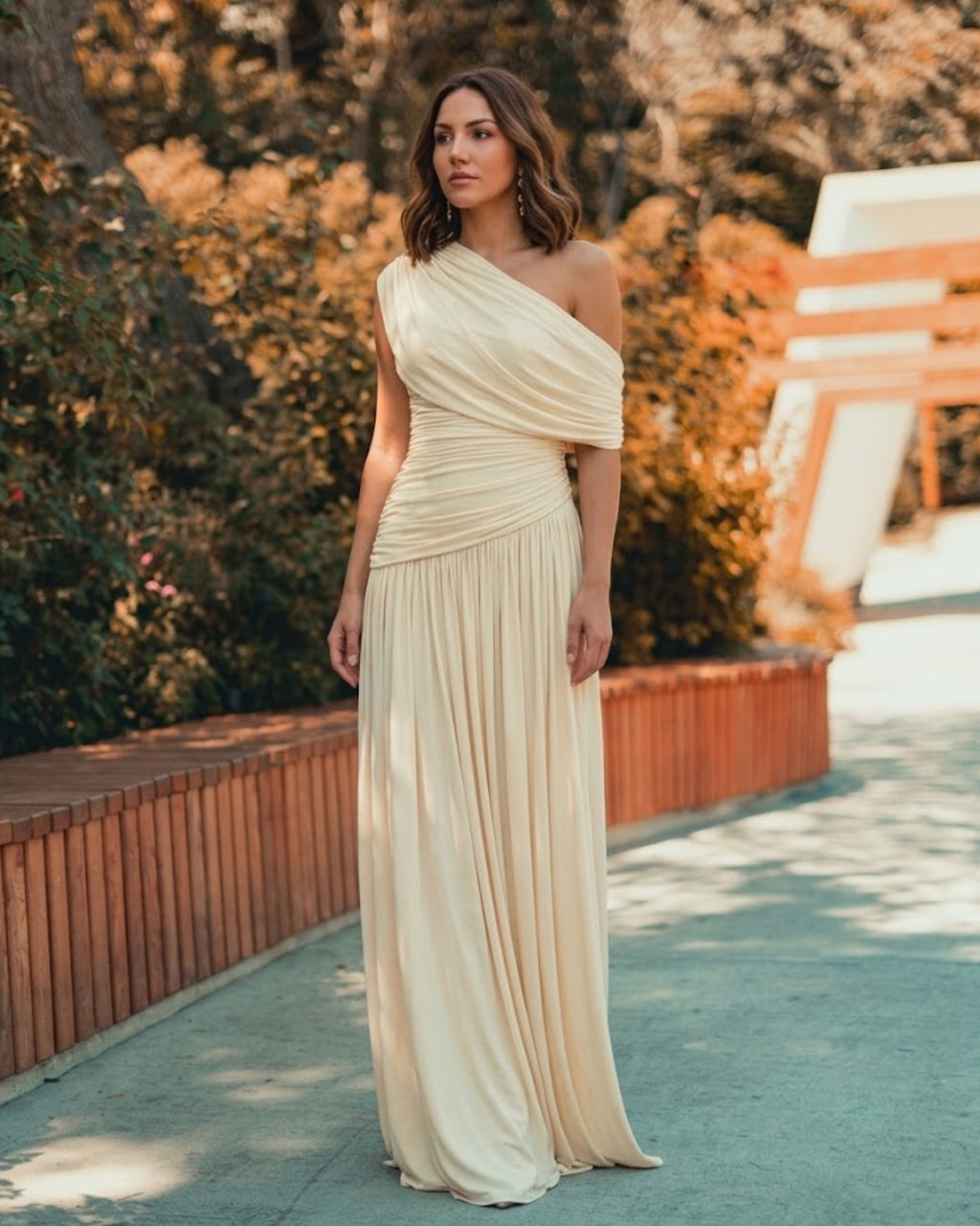 Calista One Shoulder Maxi