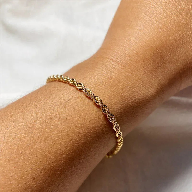 Gedraaide Schakelarmband