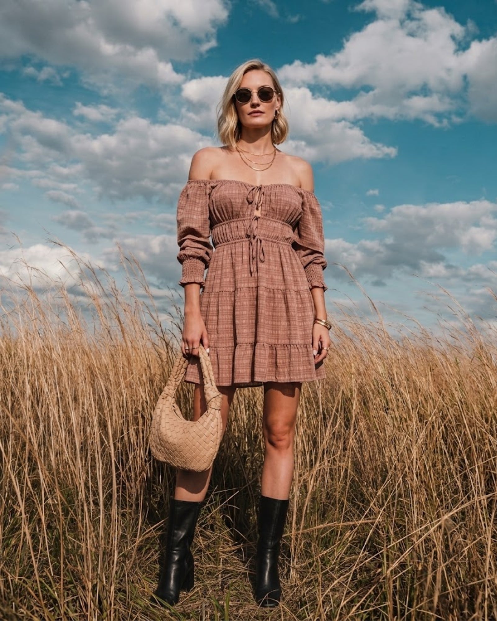 Seraphina Off Shoulder Mini Dress