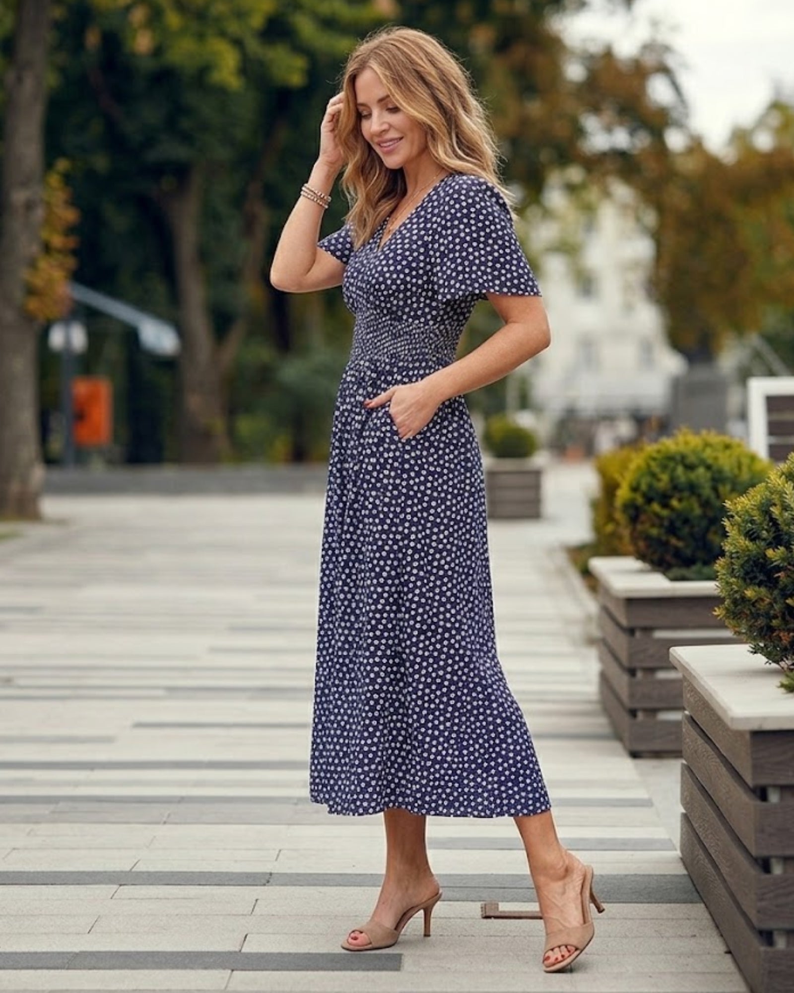 Marielle Polka Dress