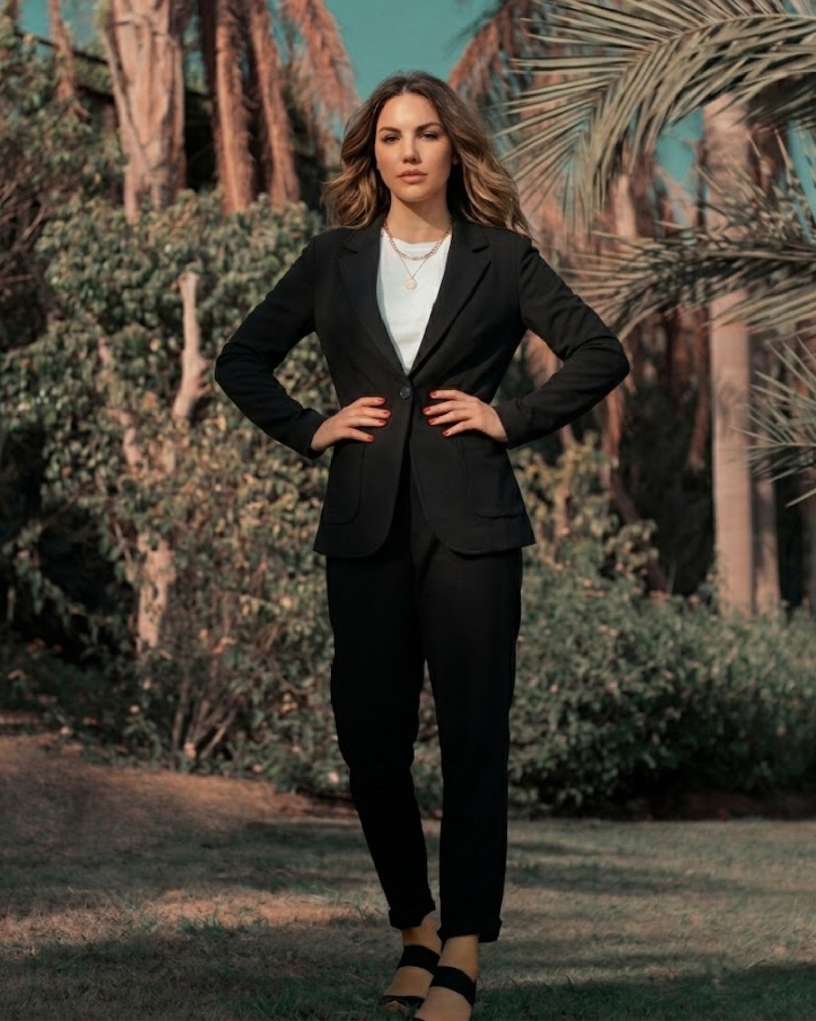 Maeva Single Button Blazer