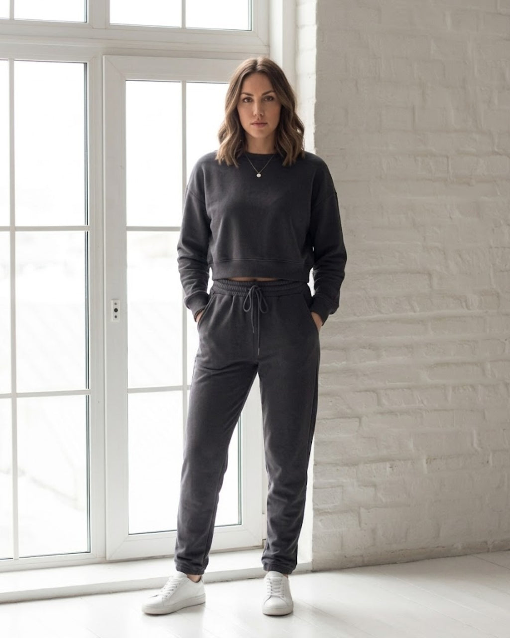Harley Crop Crew Sweater
