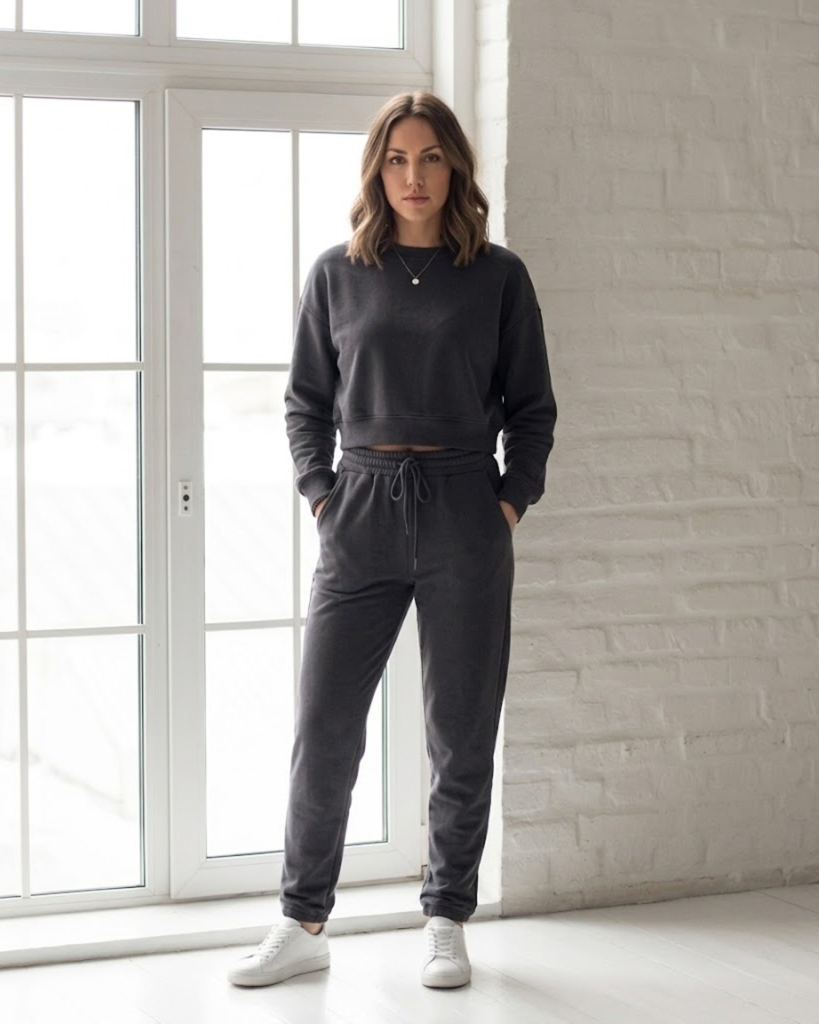 Harley Crop Crew Sweater