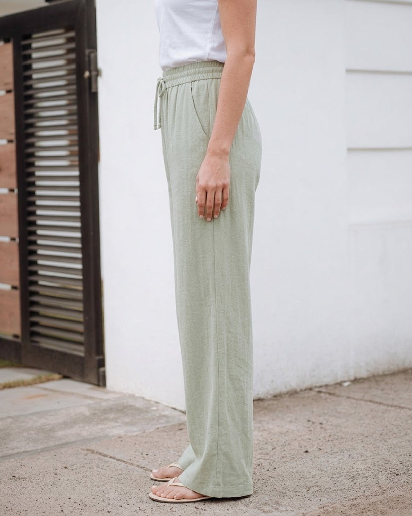 Arden Drawstring Wide Pant