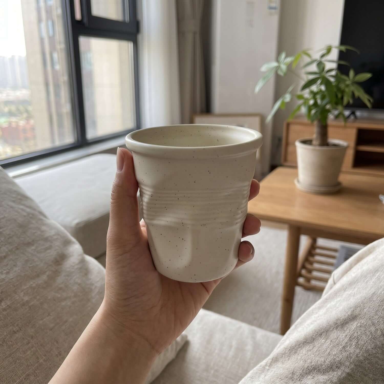 Crushed Ceramic Mug 370ml/12oz