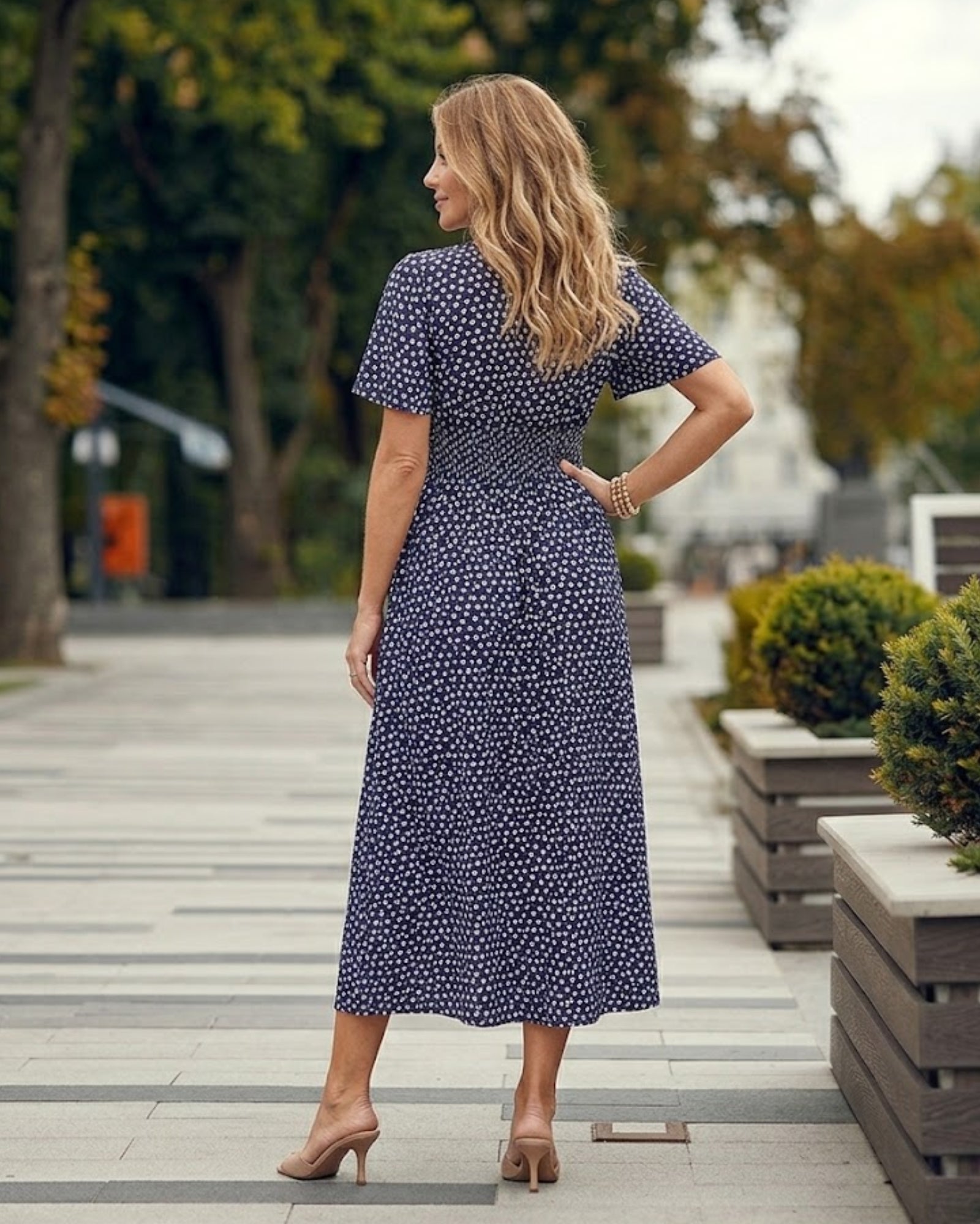 Marielle Polka Dress