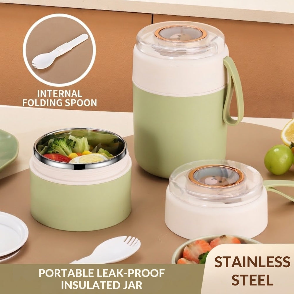 Insulated Food Jar Stack - 700ml