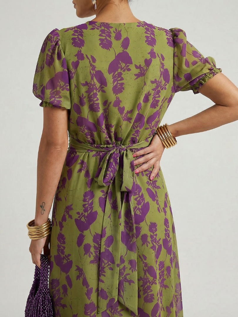 Violette Floral Wrap Dress