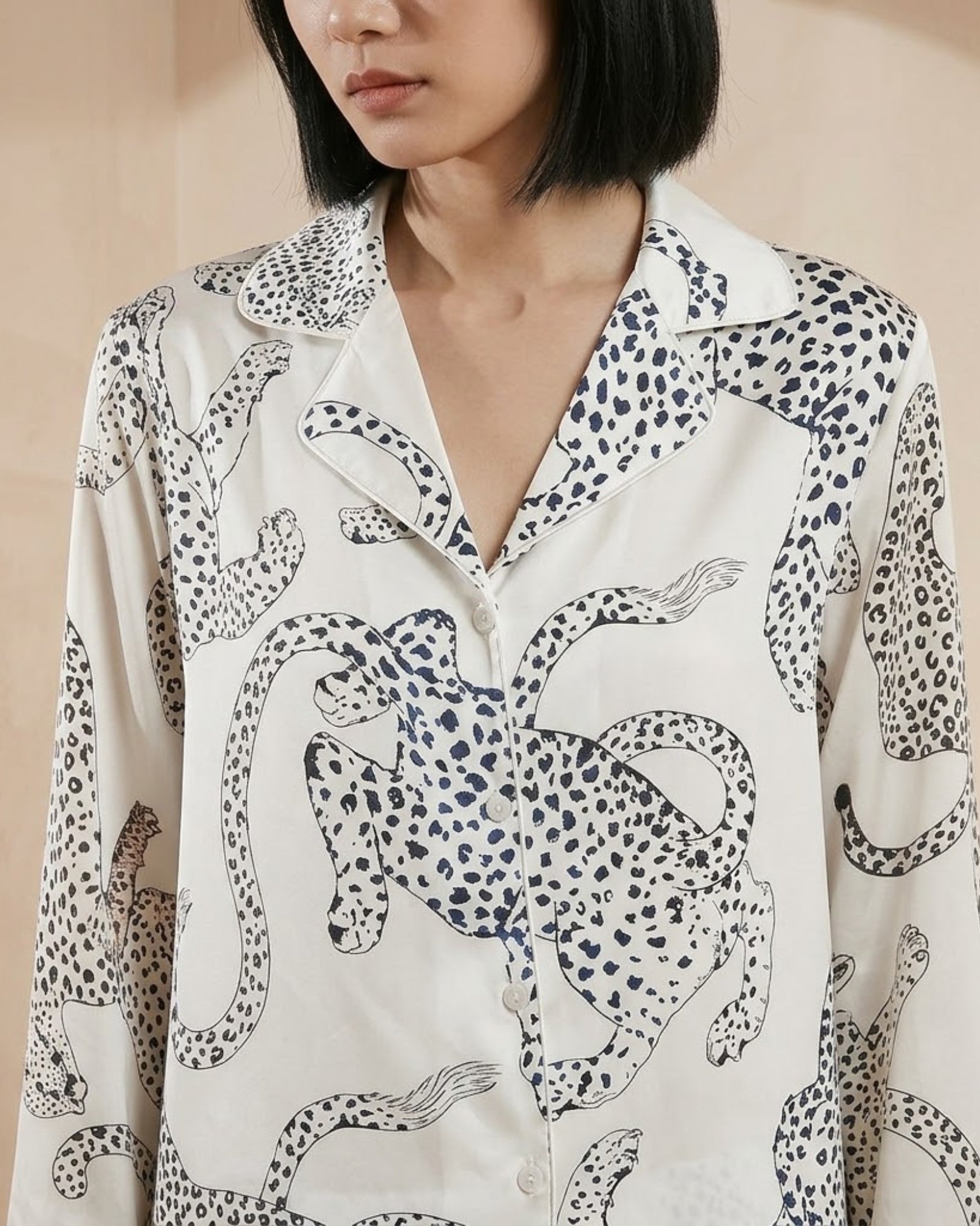 Pattern Print Pyjama Set