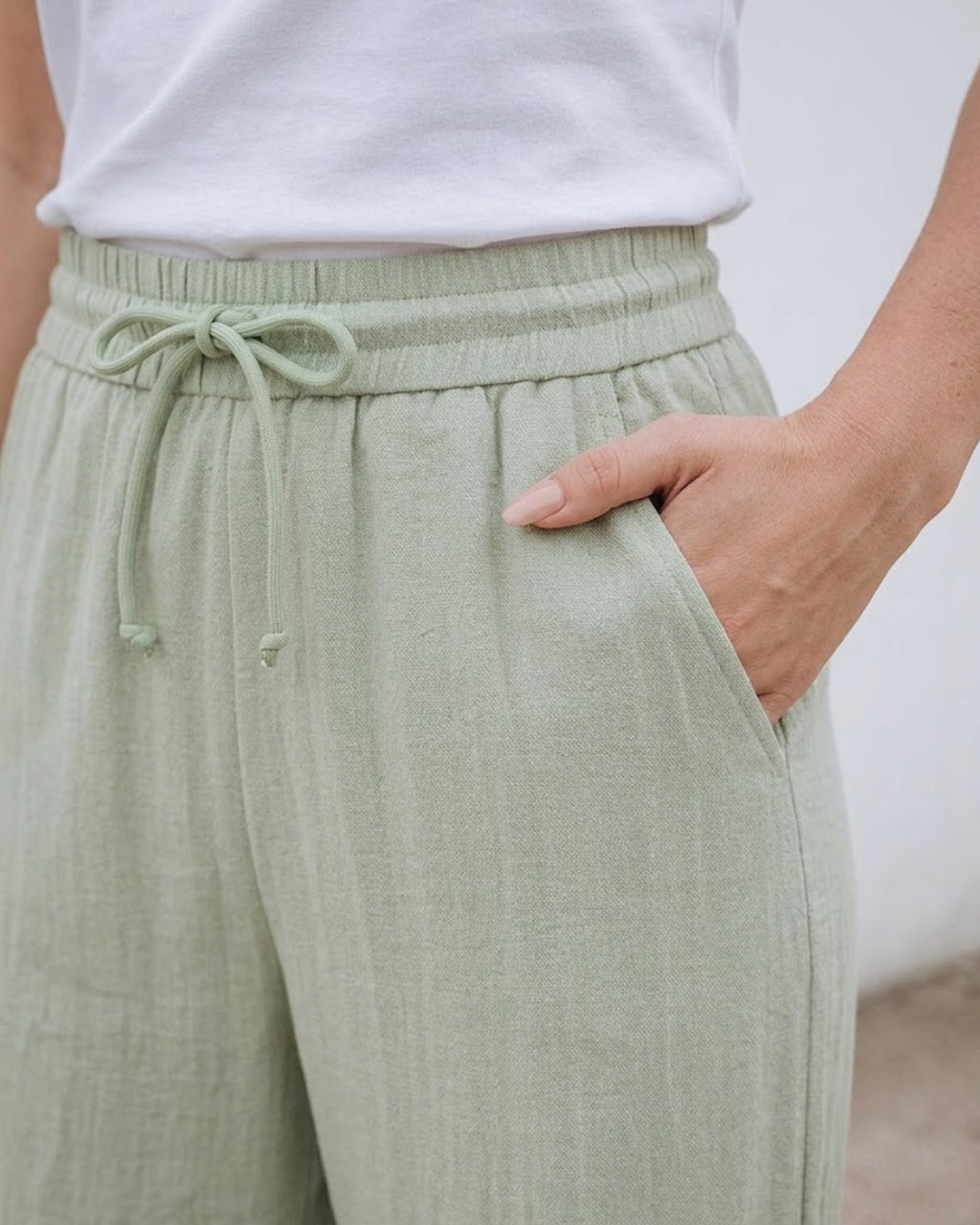 Arden Drawstring Wide Pant
