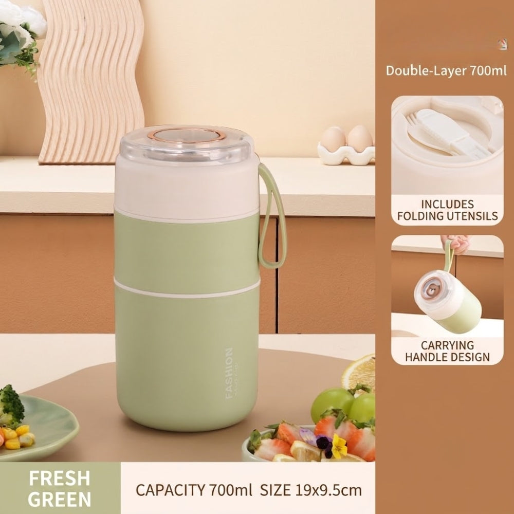 Insulated Food Jar Stack - 700ml