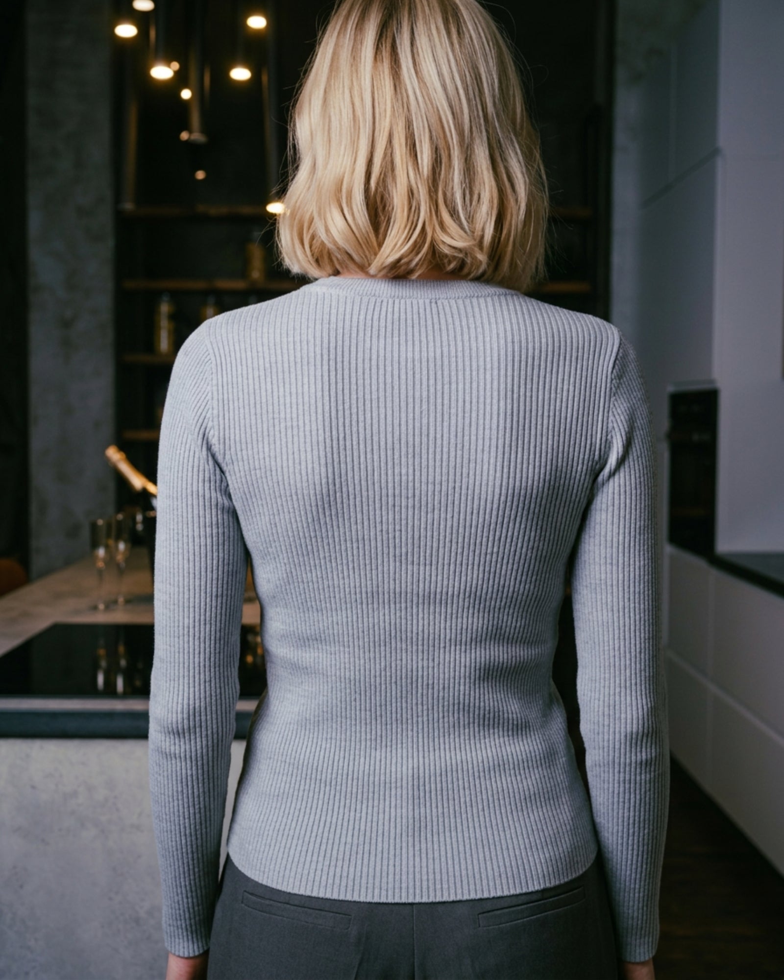 Ribbed Knit Top Sienne