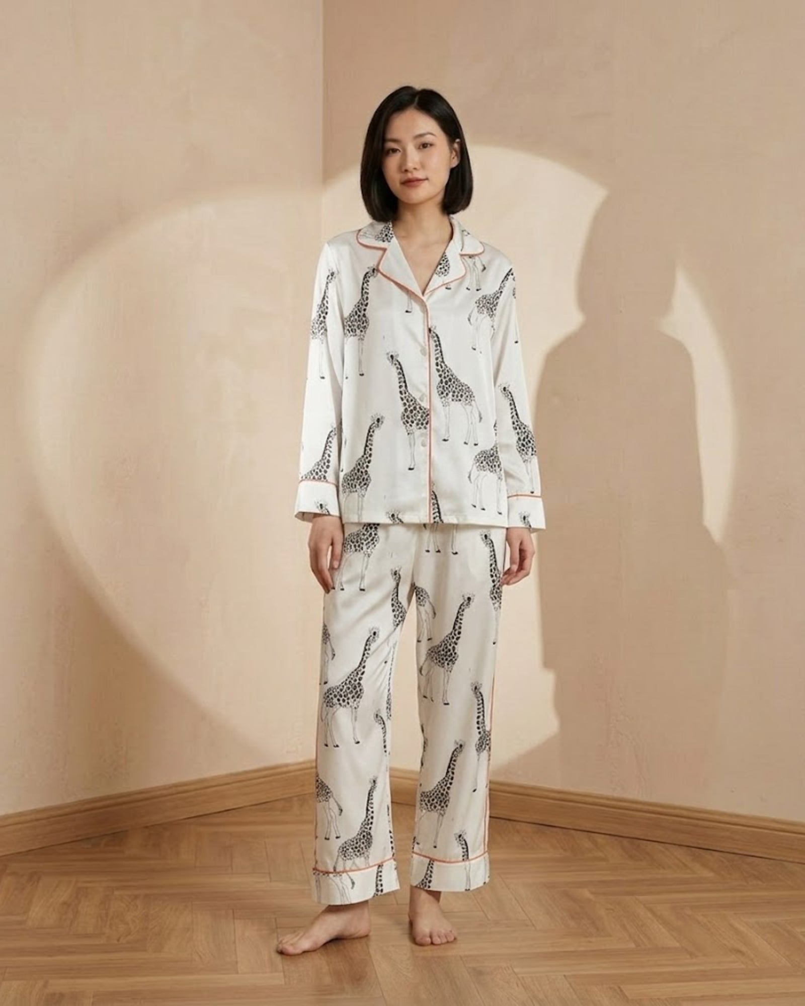 Pattern Print Pyjama Set