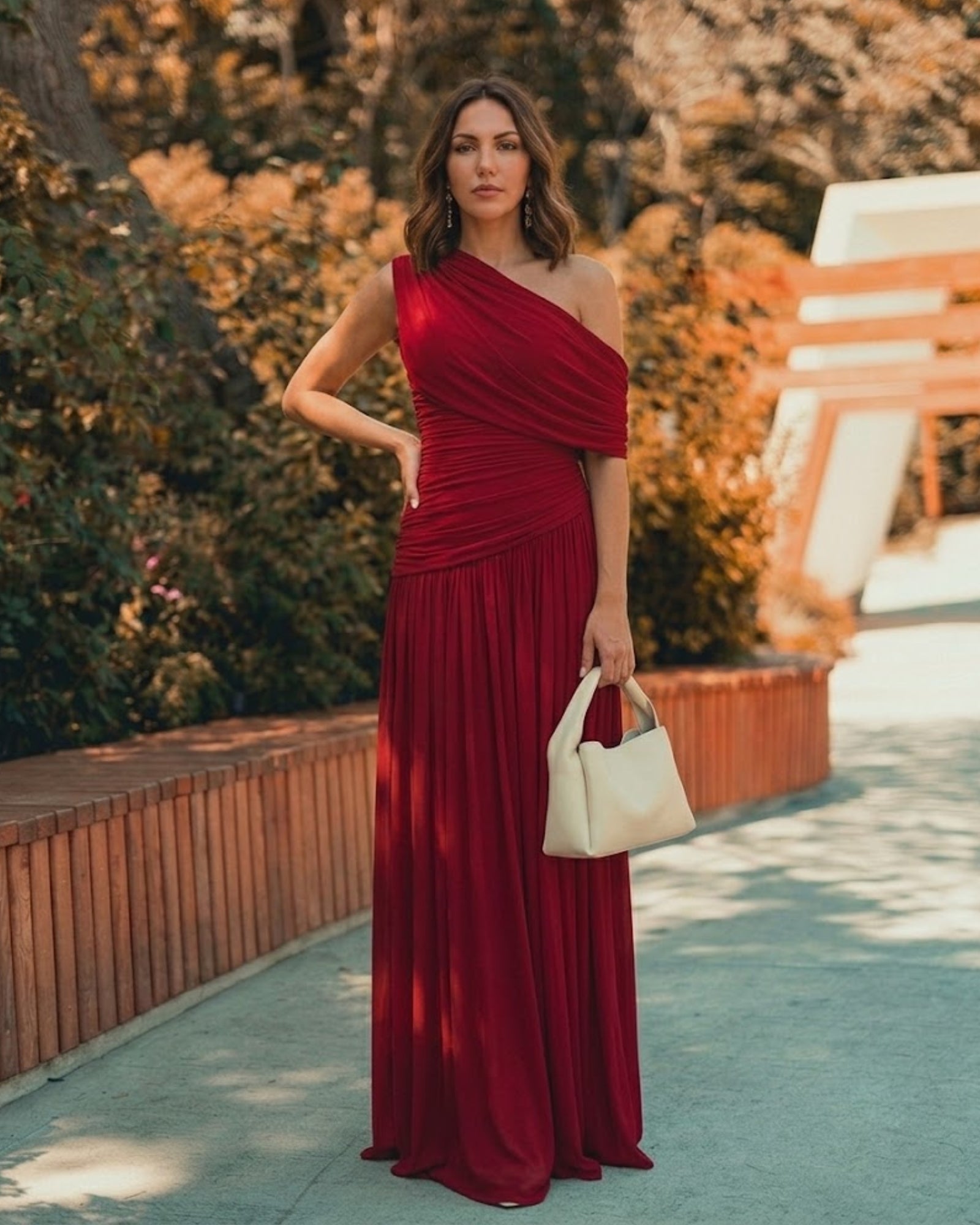 Calista One Shoulder Maxi