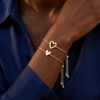 Bijpassende Hartjes Armbandenset