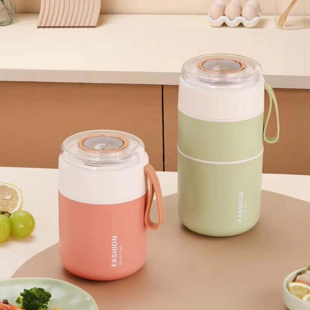 Insulated Food Jar Stack - 700ml