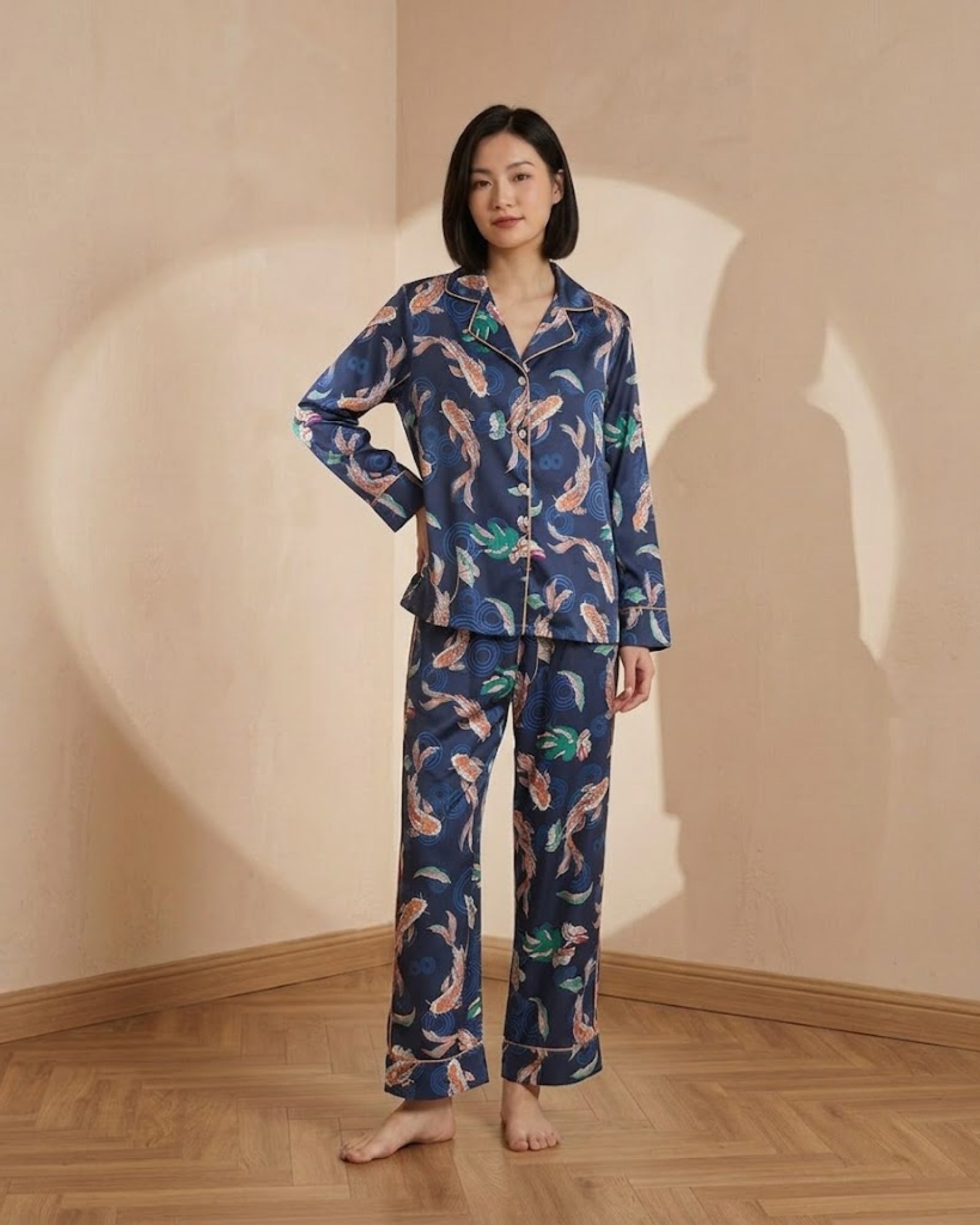 Pattern Print Pyjama Set