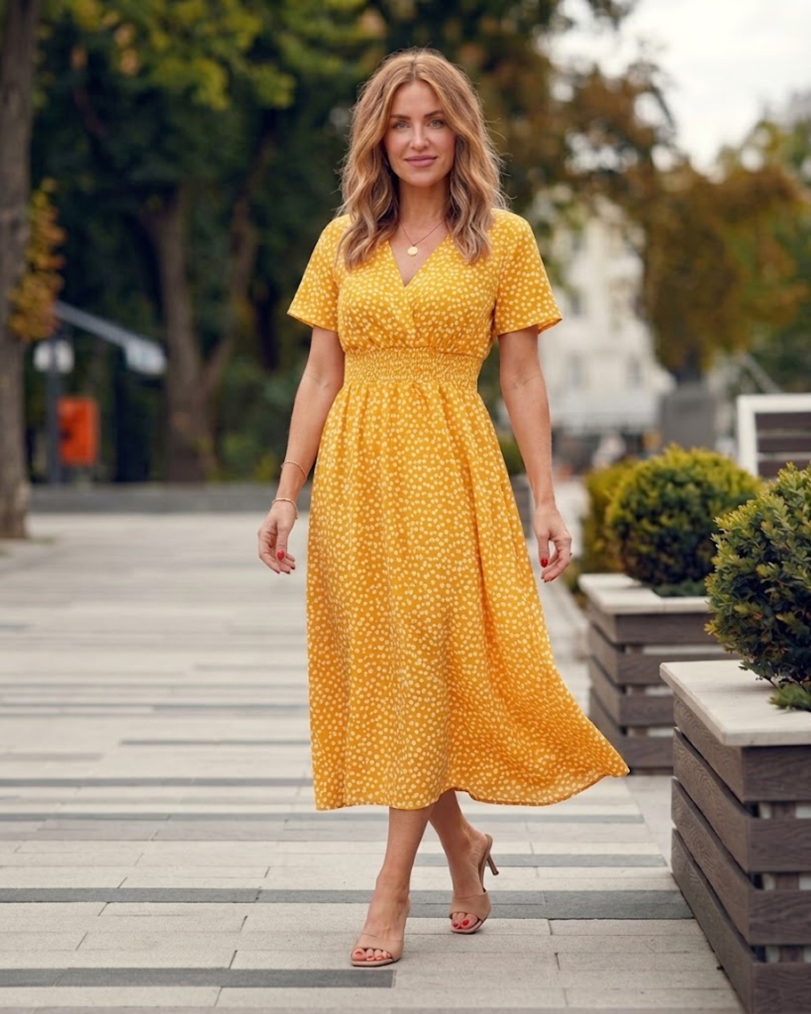 Marielle Polka Dress