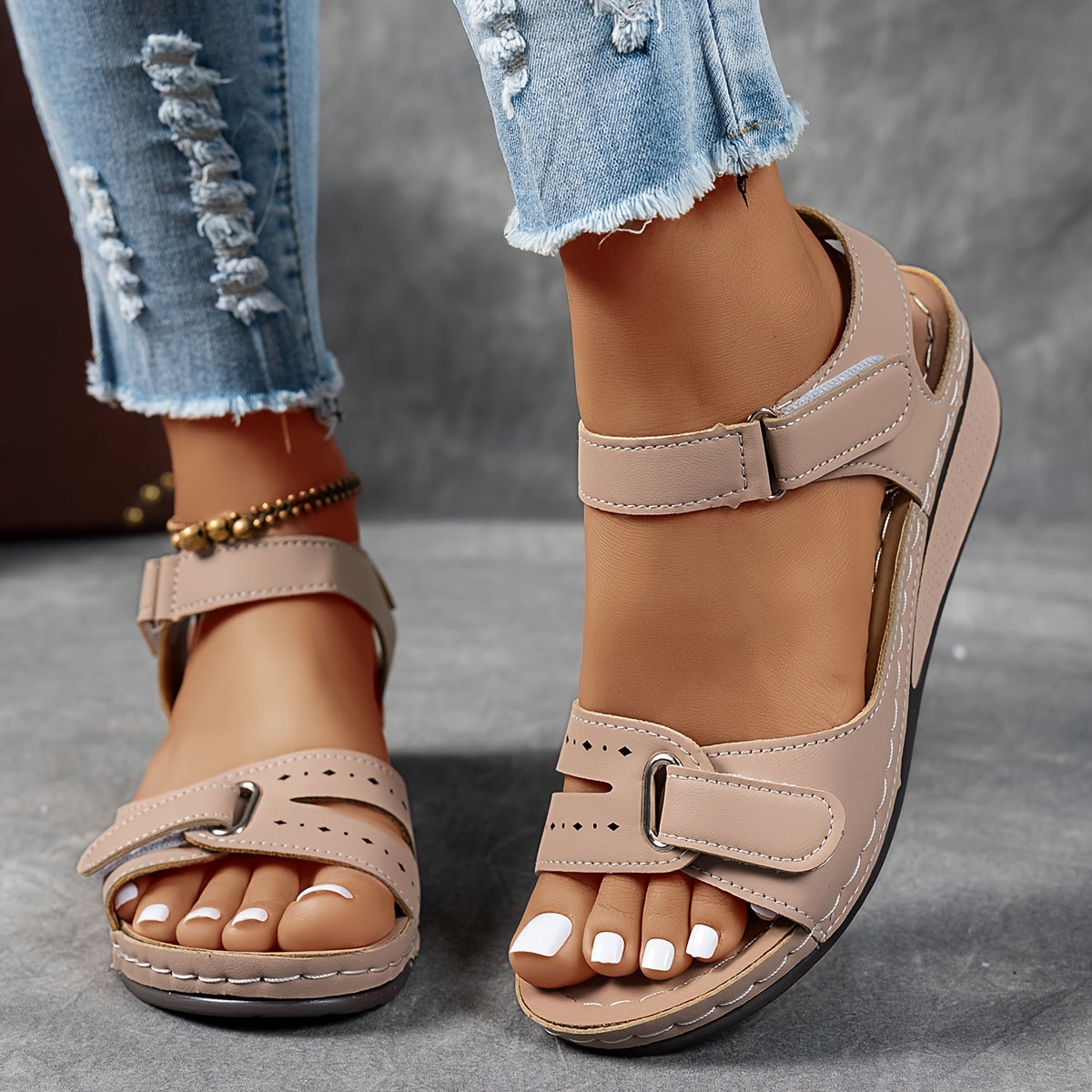 Marigold Comfort Wedge Sandal