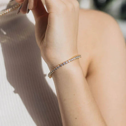 Gouden Tennisarmband