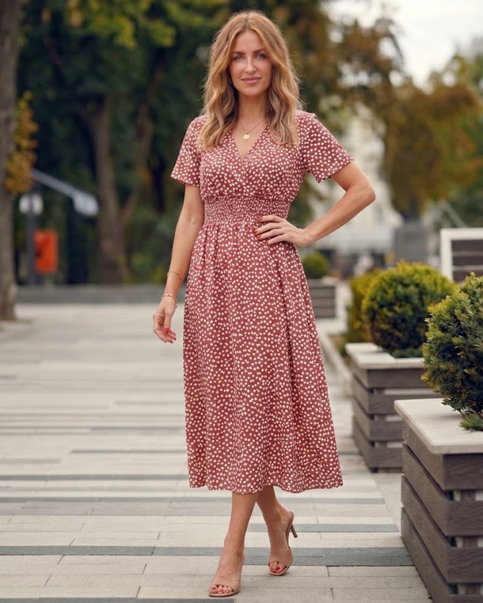Marielle Polka Dress