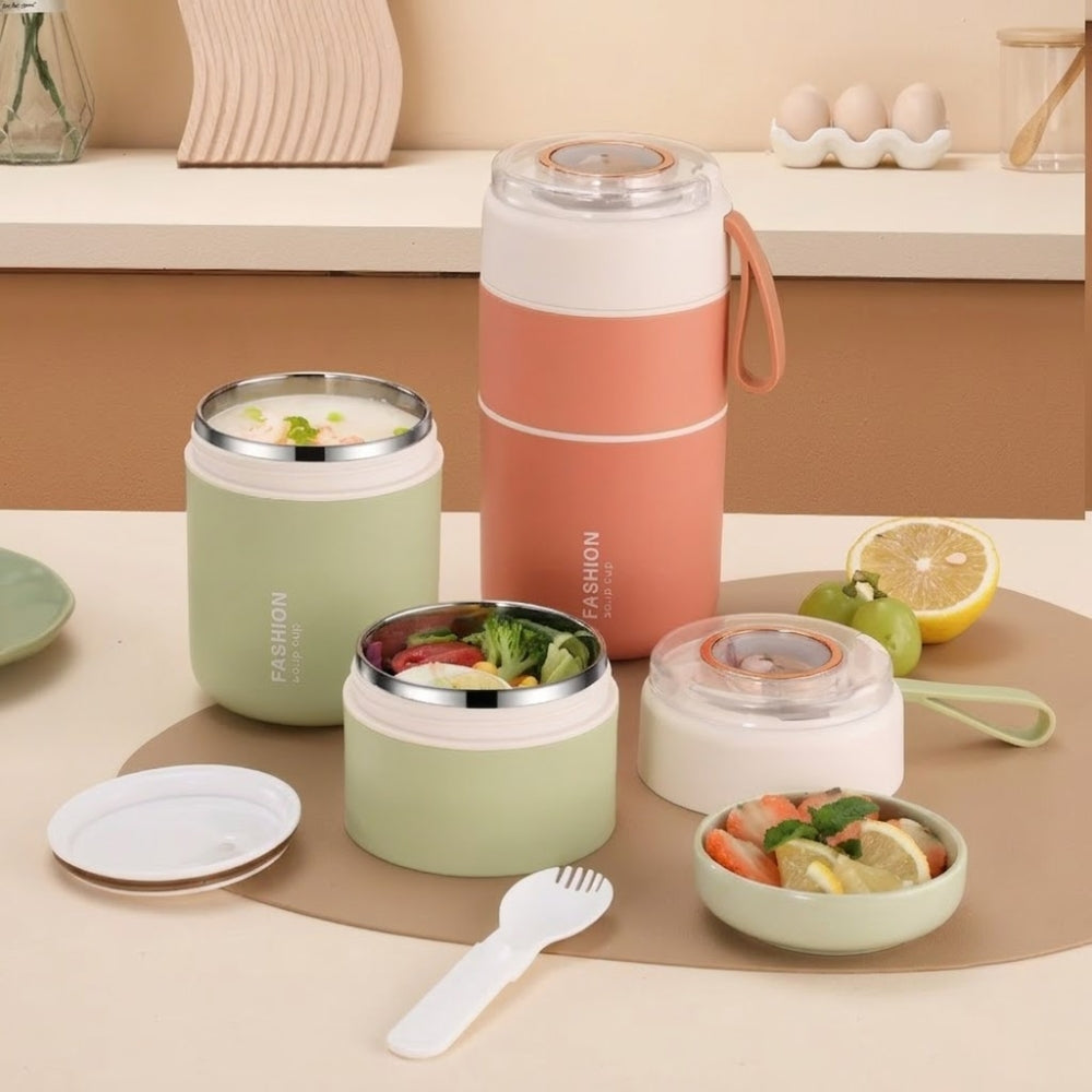 Insulated Food Jar Stack - 700ml