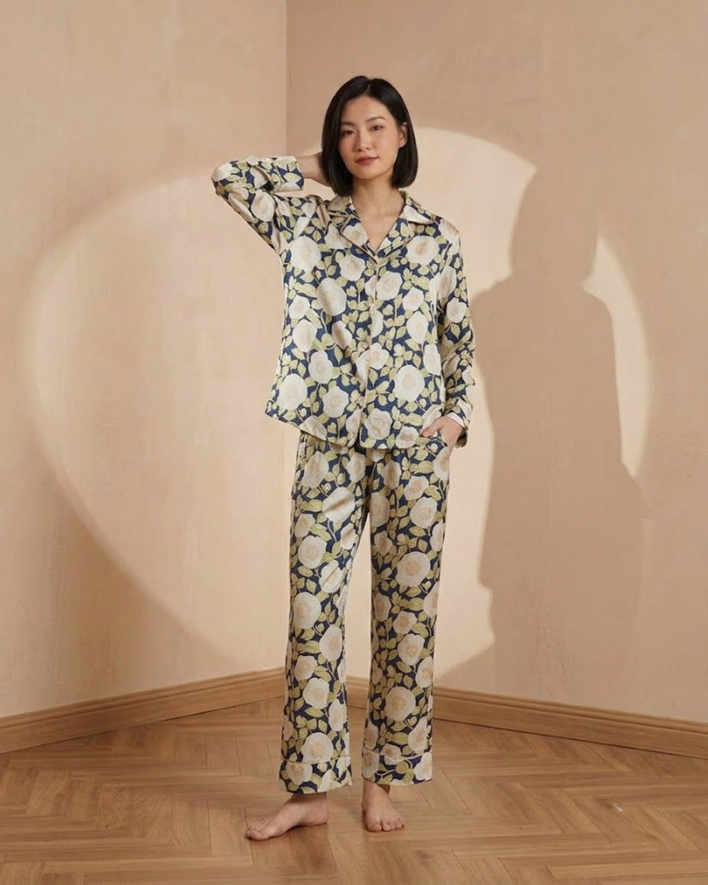 Pattern Print Pyjama Set
