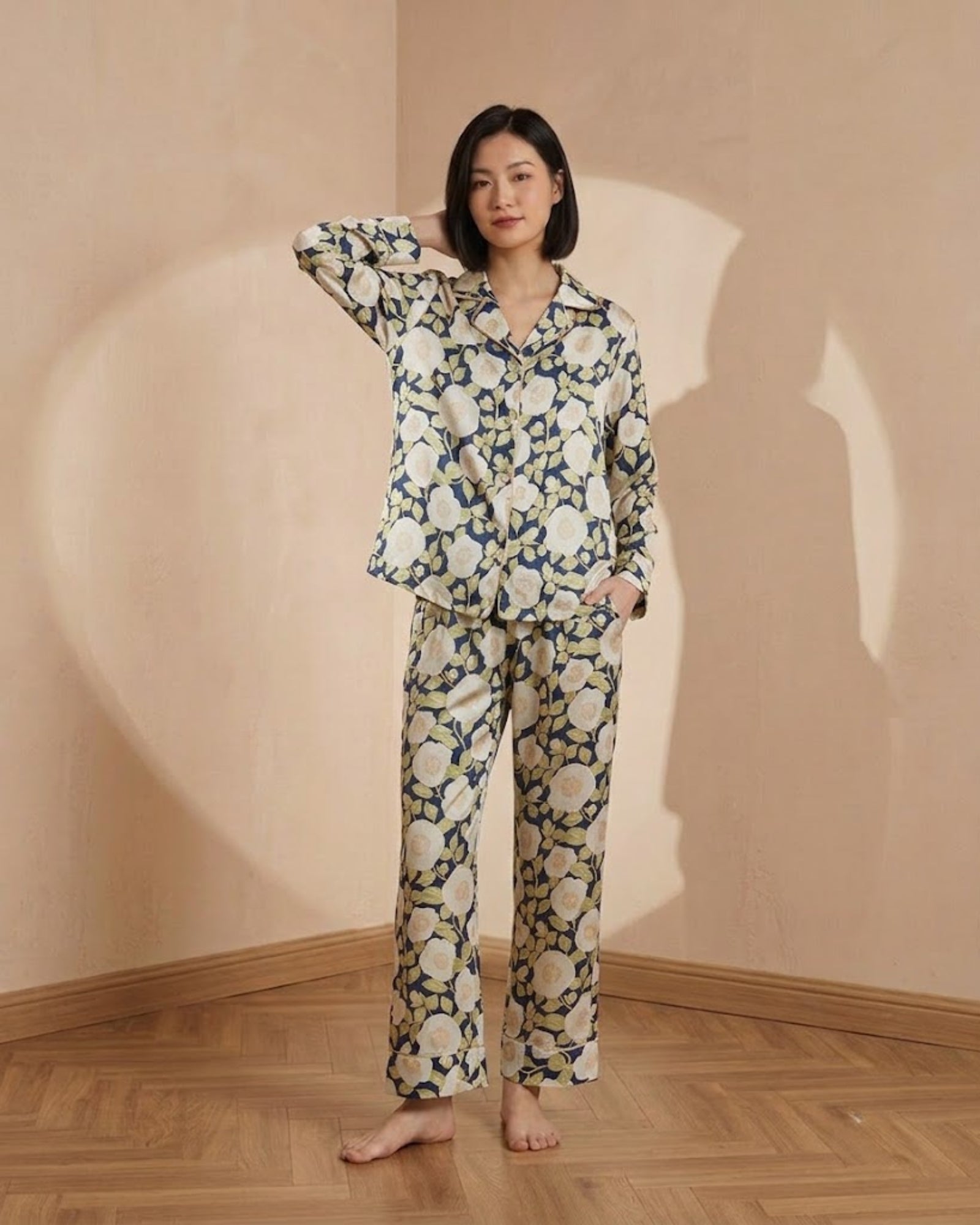 Pattern Print Pyjama Set