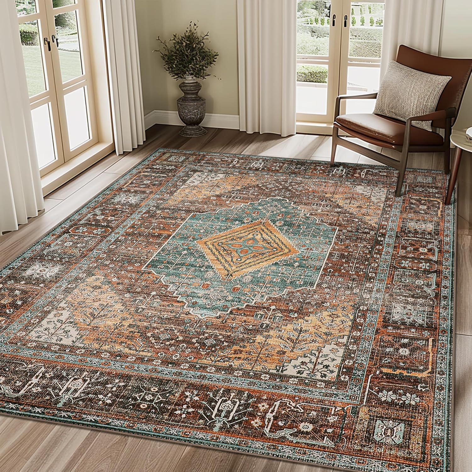 Vintage Medallion Rug