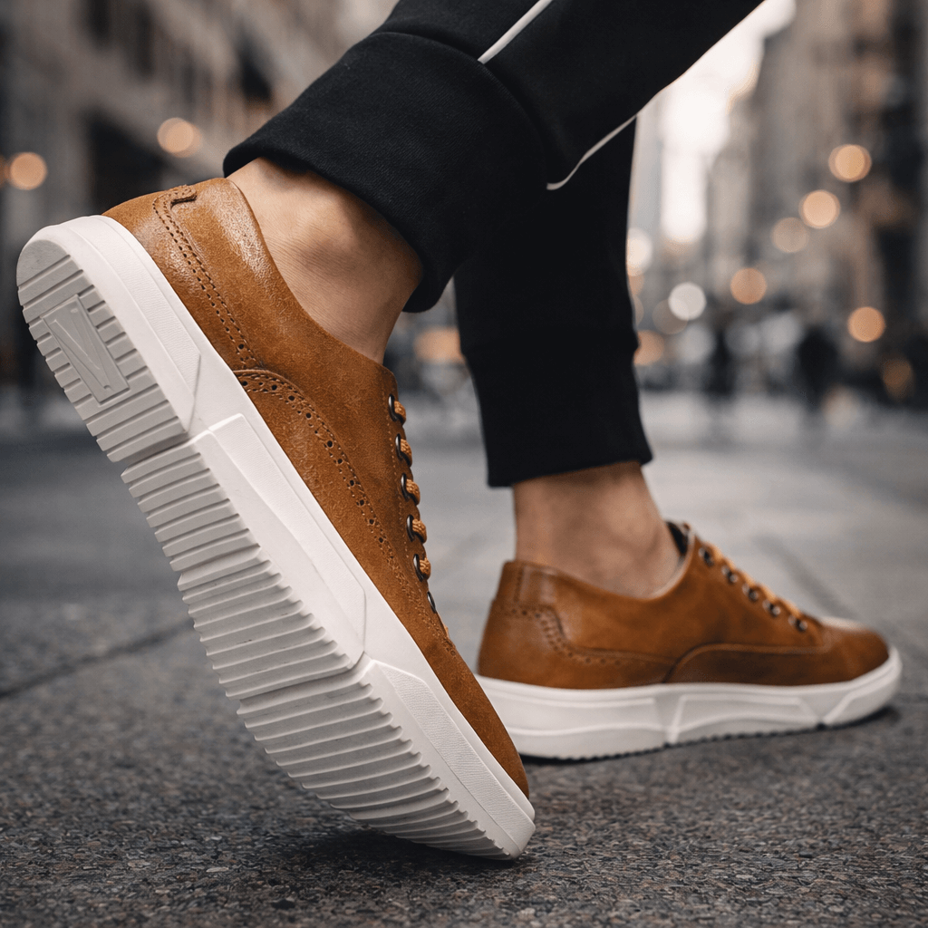 Huxley Brogue Trim Sneaker