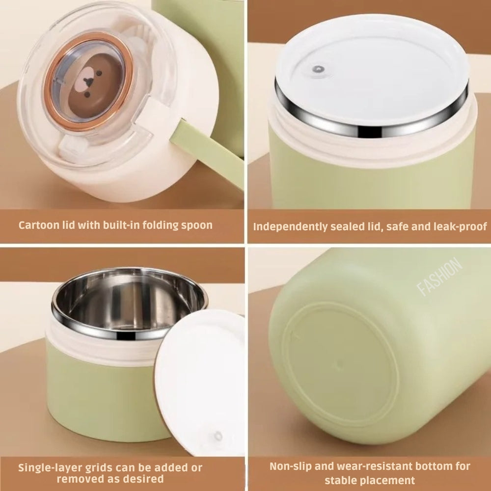 Insulated Food Jar Stack - 700ml