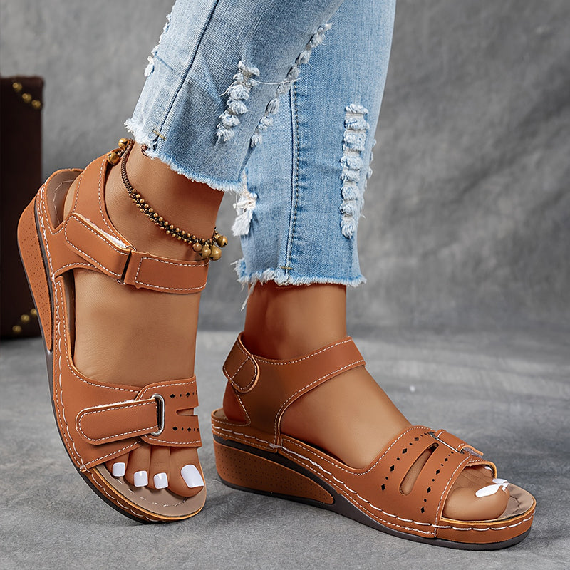 Marigold Comfort Wedge Sandal