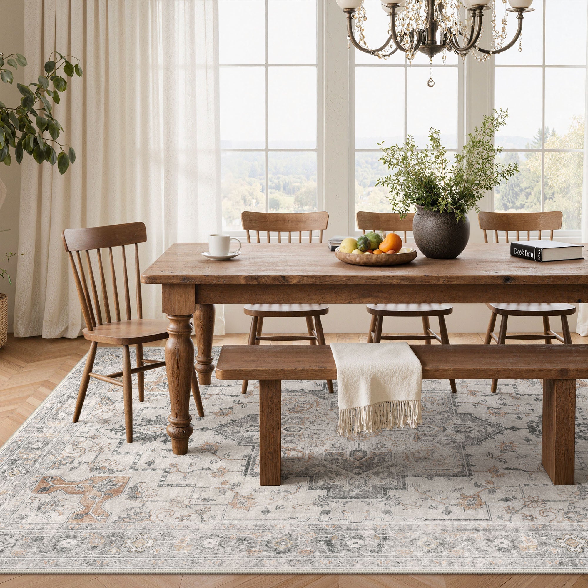 Vintage Medallion Rug
