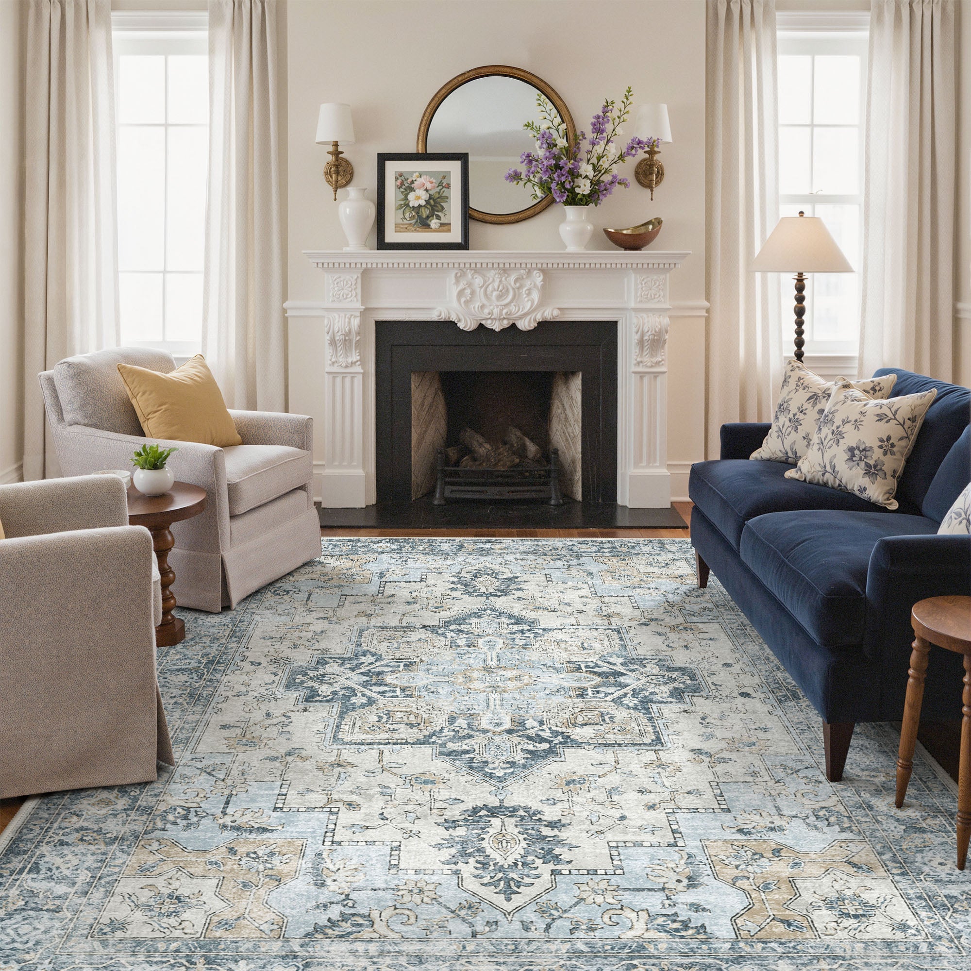 Vintage Medallion Rug