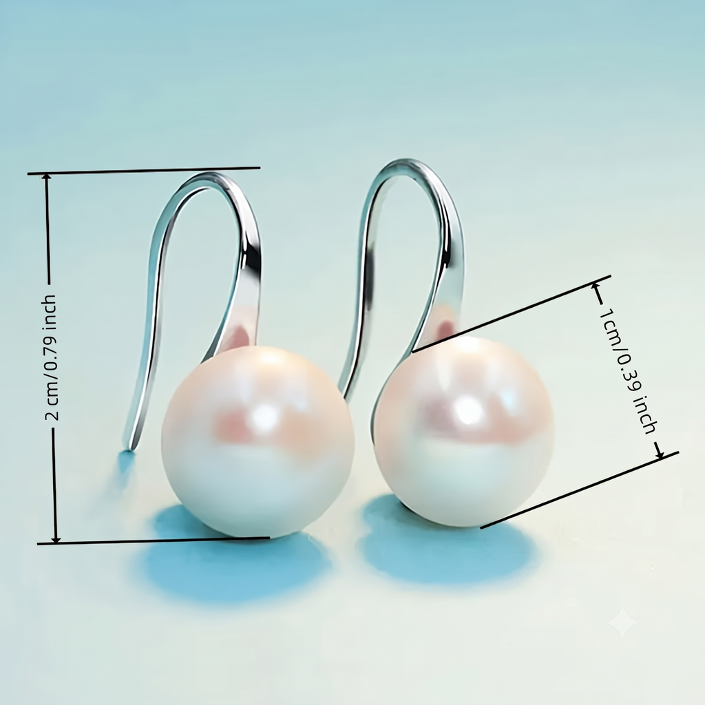 Seraphine Pearl Hook Earrings