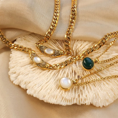 Edelsteenhanger Ketting