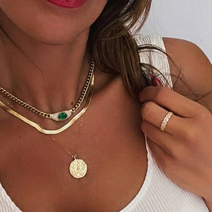 Edelsteenhanger Ketting