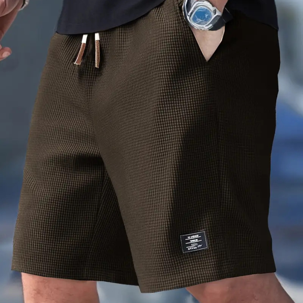 Reid Waffle Drawstring Short