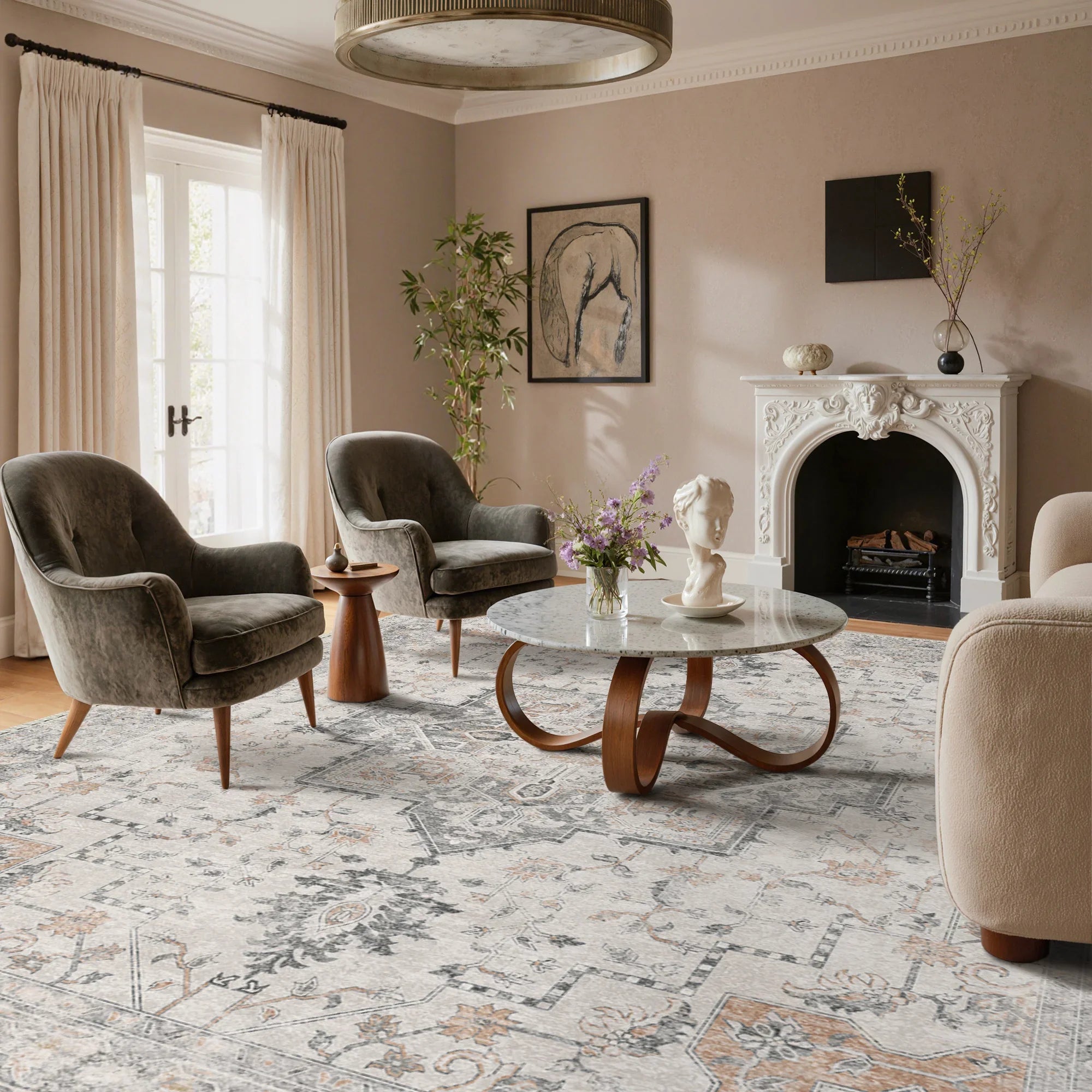 Vintage Medallion Rug