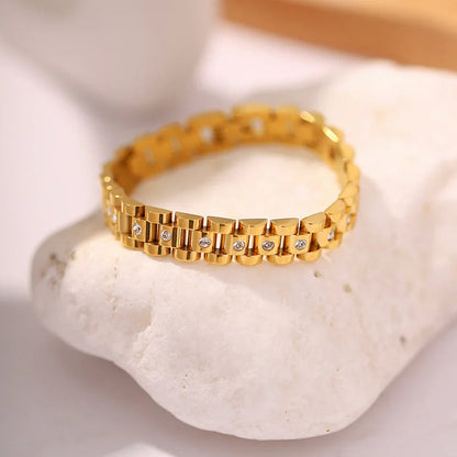 Horlogebandketting Armband