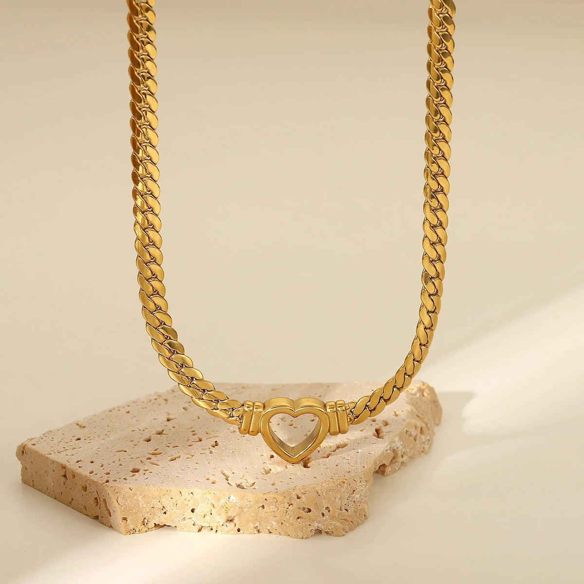 Gouden Hart Choker