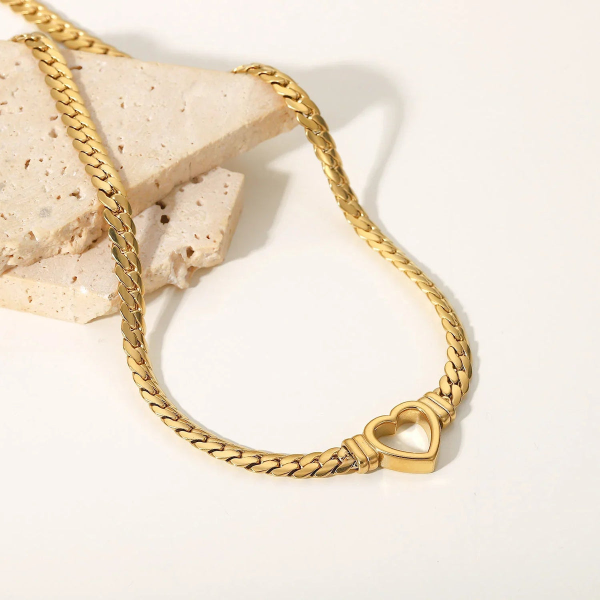 Gouden Hart Choker